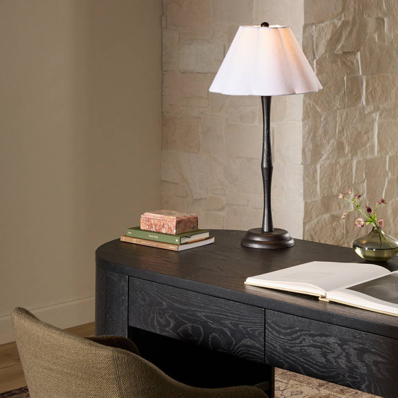 Isabeau Table Lamp - Black Cast Iron