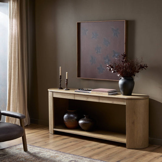 Farrow Console Table - Drifted Oak