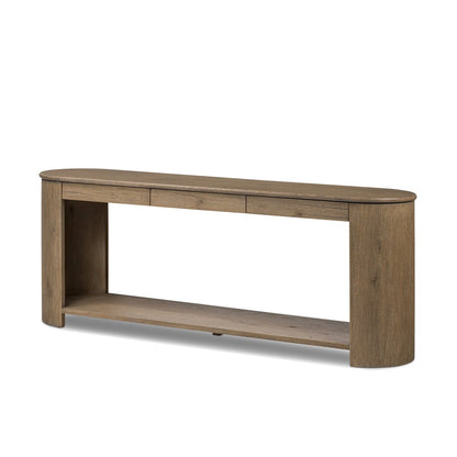 Farrow Console Table - Drifted Oak