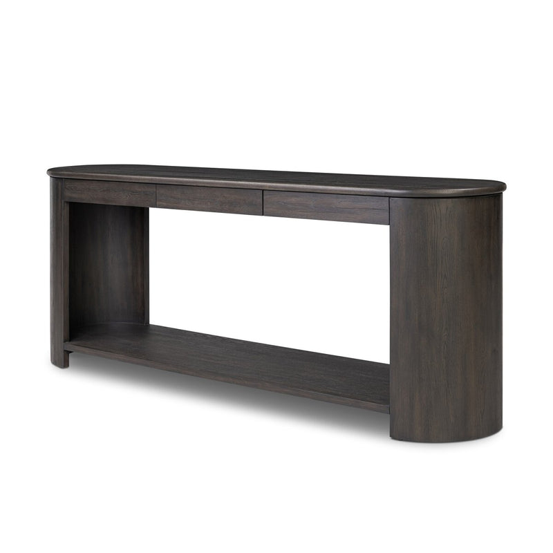 Farrow Console Table - Smoked Black