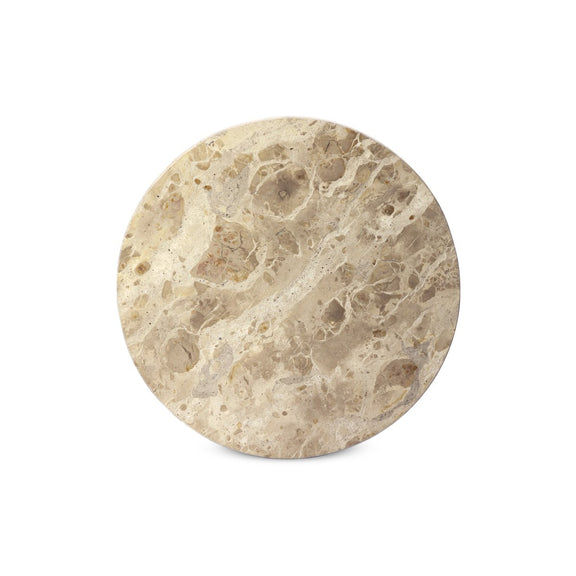Ruthie End Table - Fossil Marble