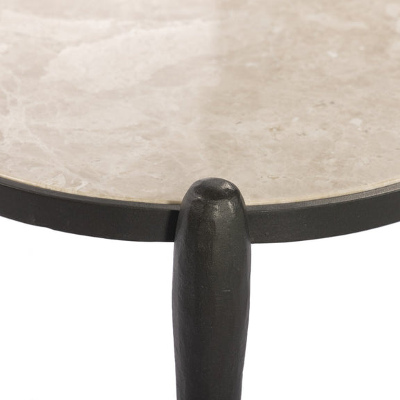 Ruthie End Table - Lunar Marble