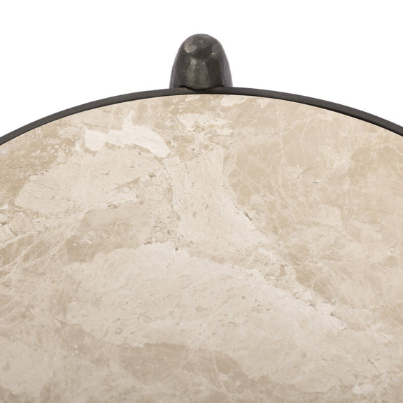 Ruthie End Table - Lunar Marble