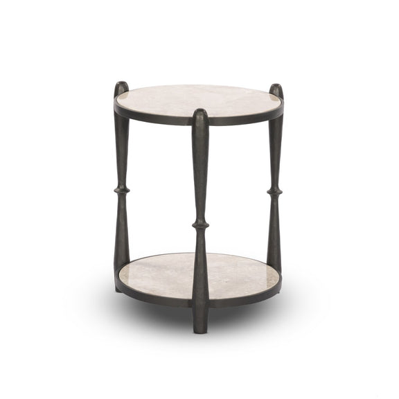 Ruthie End Table - Lunar Marble