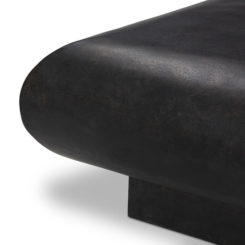 Ambra Outdoor Rectangular Coffee Table - Distressed Bronze