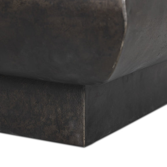 Ambra Outdoor Rectangular Coffee Table - Distressed Bronze