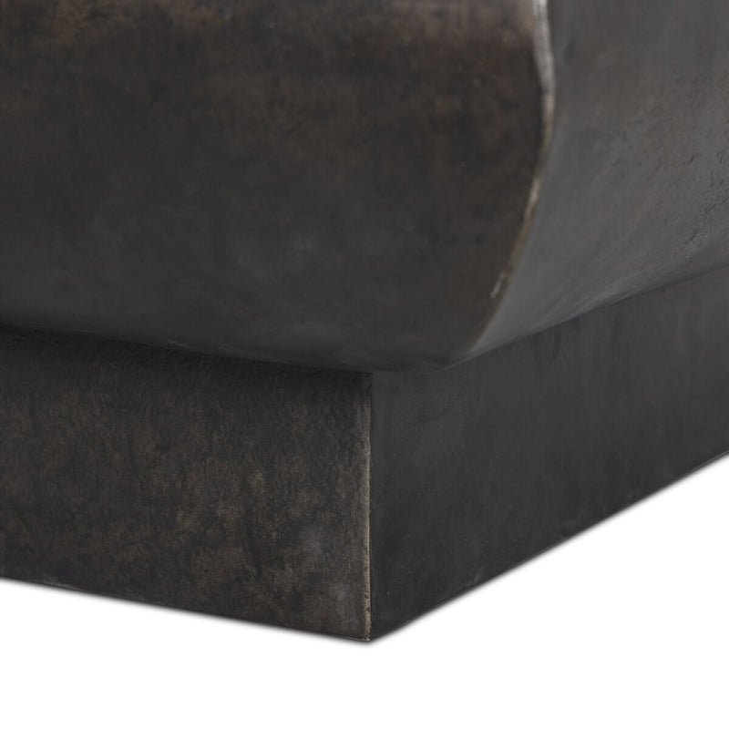 Ambra Outdoor Rectangular Coffee Table - Distressed Bronze