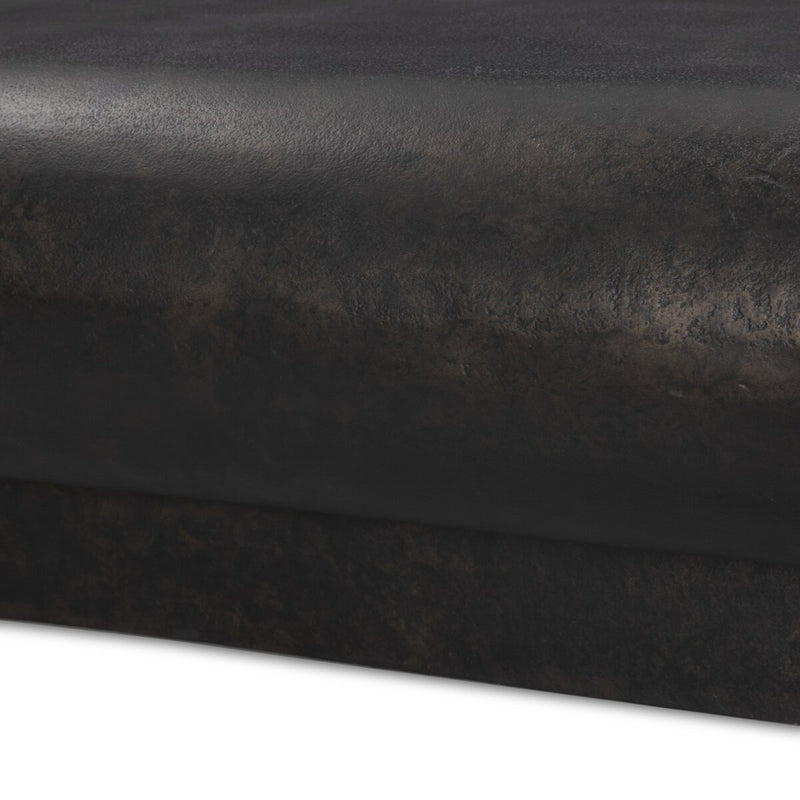 Ambra Outdoor Rectangular Coffee Table - Distressed Bronze