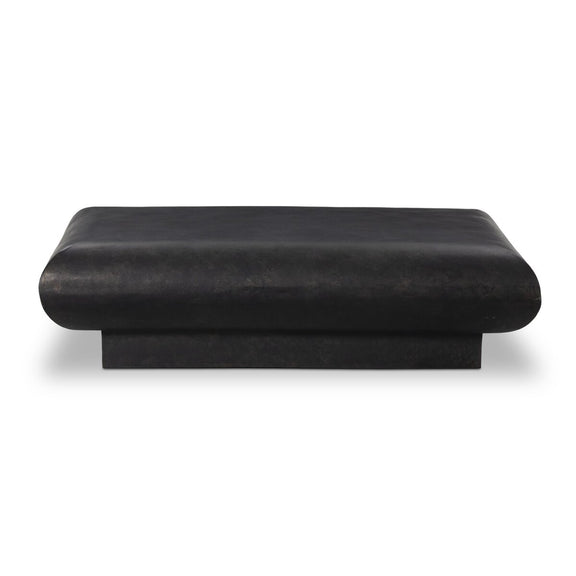 Ambra Outdoor Rectangular Coffee Table - Distressed Bronze