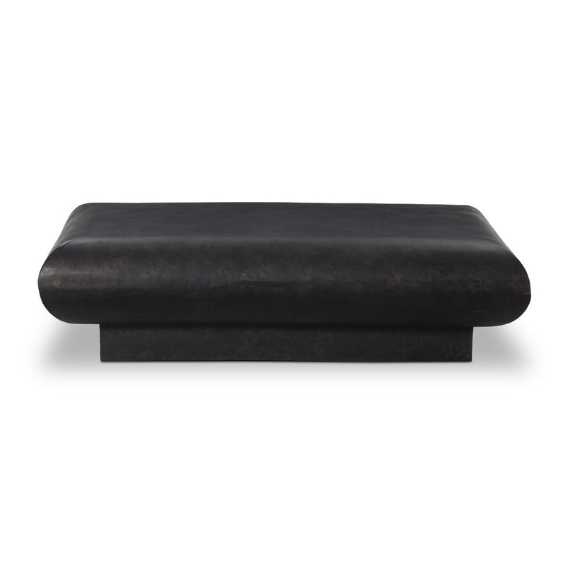 Ambra Outdoor Rectangular Coffee Table - Distressed Bronze