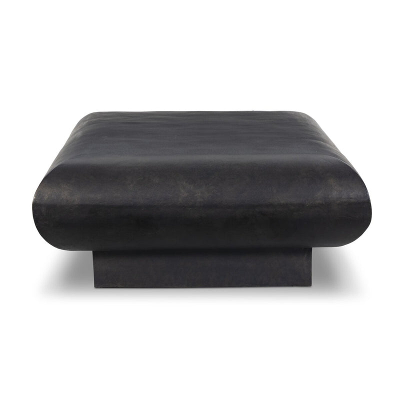 Ambra Outdoor Rectangular Coffee Table - Distressed Bronze