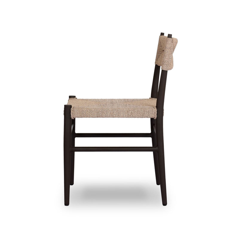 Lomas Outdoor Metal Dining Chair - Textured Dune