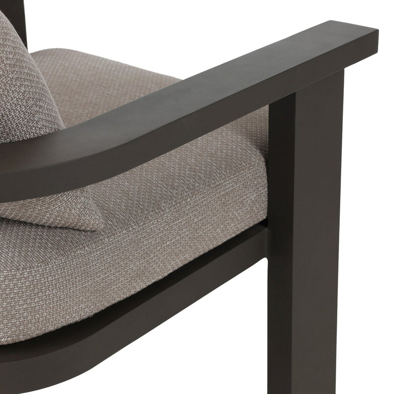 Tahana Outdoor Metal Dining Chair - Casa Grey