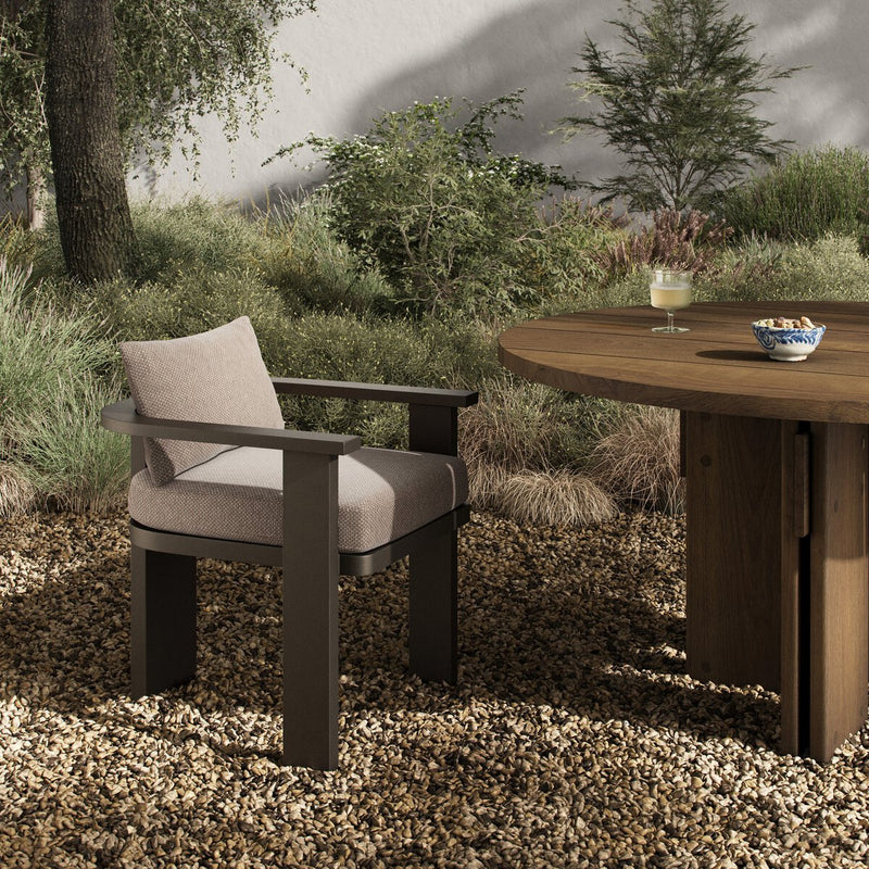 Tahana Outdoor Metal Dining Chair - Casa Grey