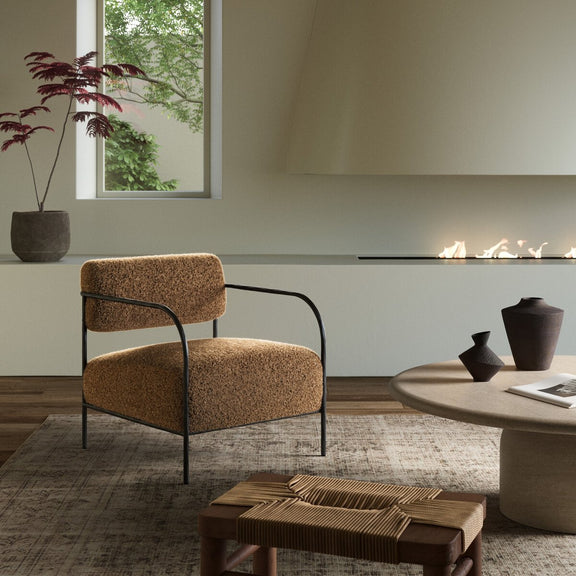 Fenn Chair - Amber Shearling