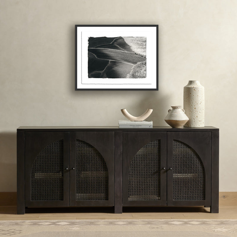 Ocean Foam Pattern by Platinum Revival — Black 1.5 Maple