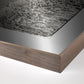 Ocean Foam Pattern by Platinum Revival — Rustic Walnut Floater