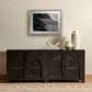 Ocean Foam Pattern by Platinum Revival — Rustic Walnut Floater
