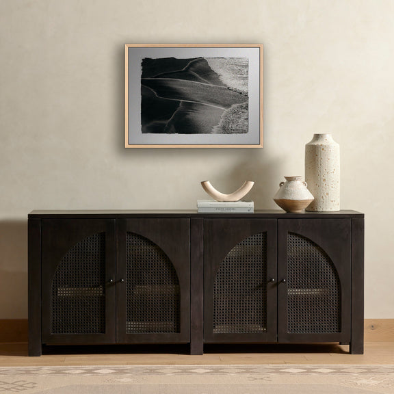 Ocean Foam Pattern by Platinum Revival — Vertical Grain White Oak Floater