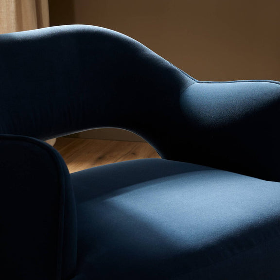 Blythe Swivel Chair - Henry Navy