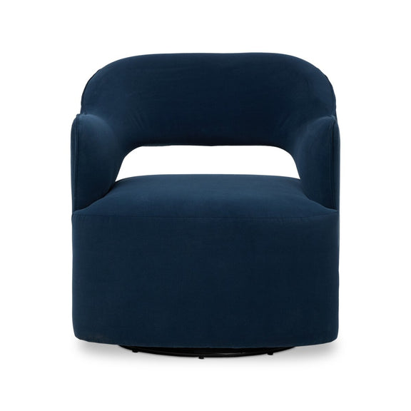 Blythe Swivel Chair - Henry Navy