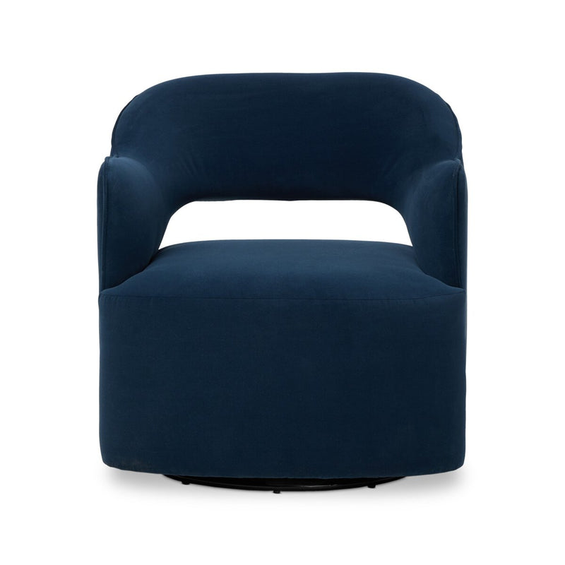 Blythe Swivel Chair - Henry Navy