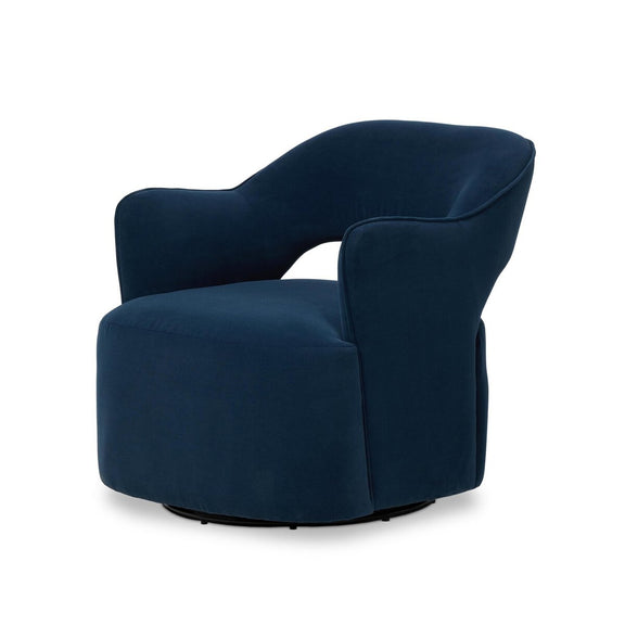 Blythe Swivel Chair - Henry Navy