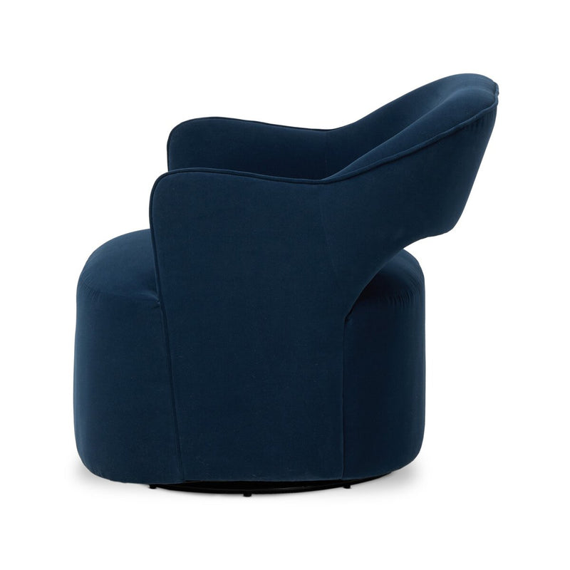 Blythe Swivel Chair - Henry Navy