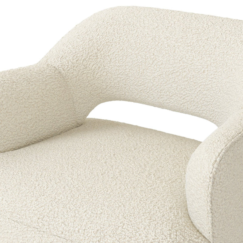 Blythe Swivel Chair - Sheepskin Natural