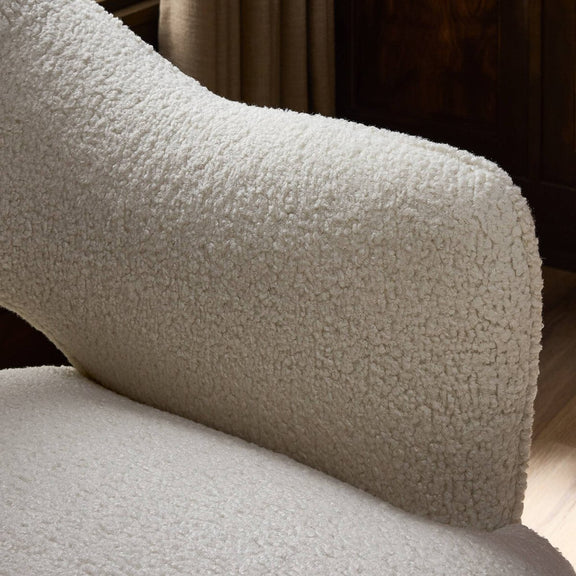 Blythe Swivel Chair - Sheepskin Natural