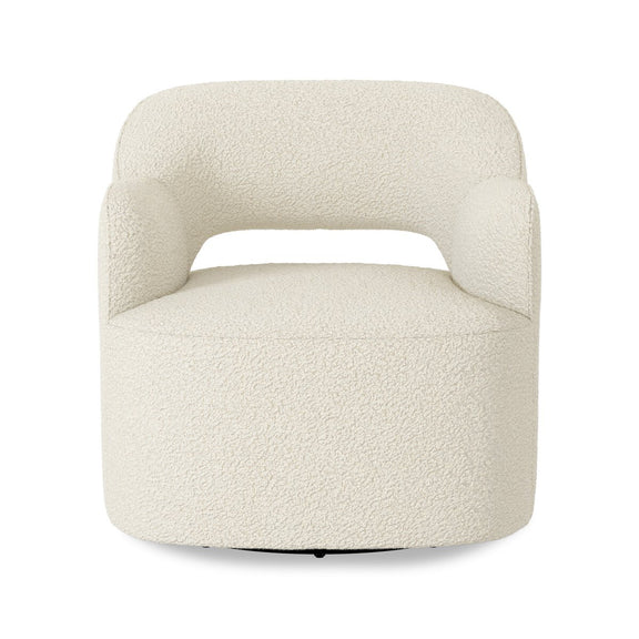 Blythe Swivel Chair - Sheepskin Natural