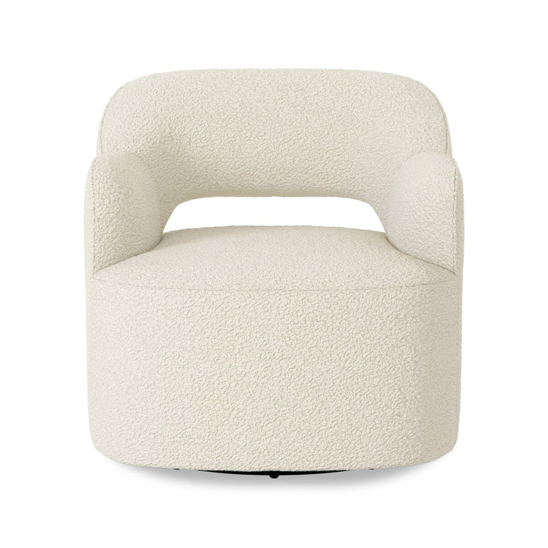 Blythe Swivel Chair - Sheepskin Natural