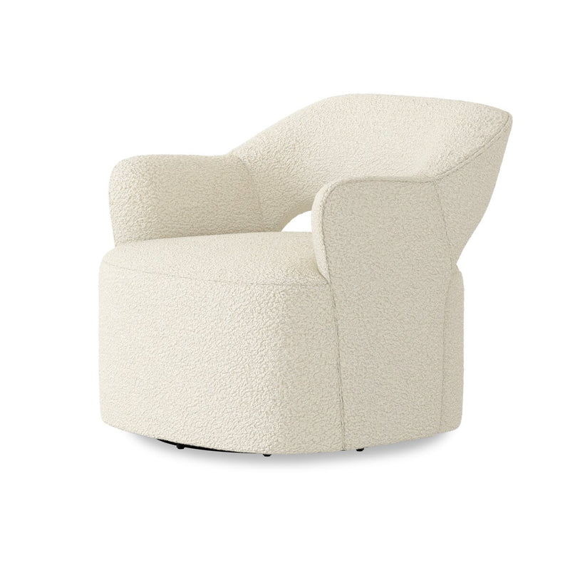 Blythe Swivel Chair - Sheepskin Natural