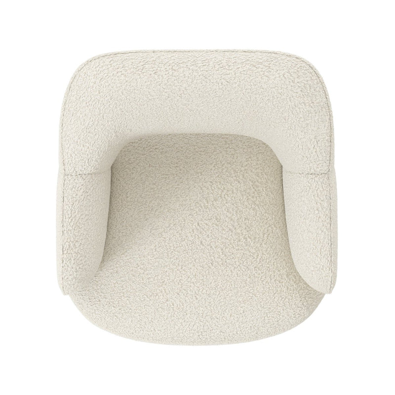 Blythe Swivel Chair - Sheepskin Natural