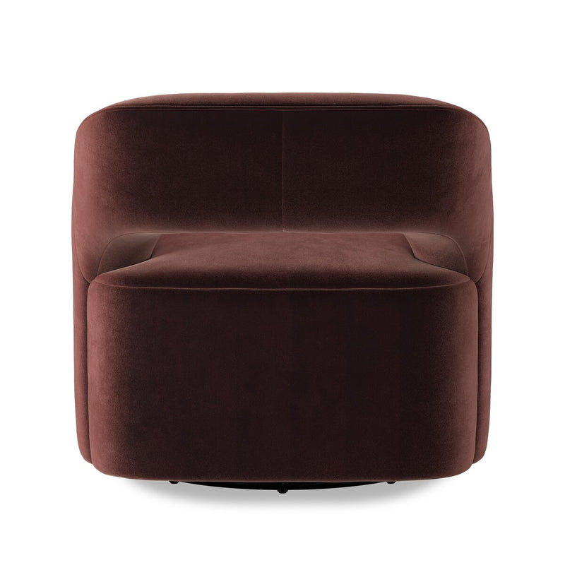 Blythe Swivel Chair - Surrey Plum