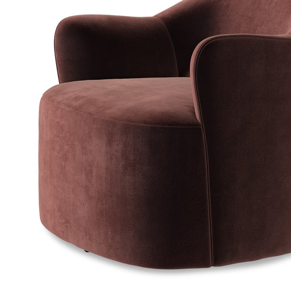 Blythe Swivel Chair - Surrey Plum