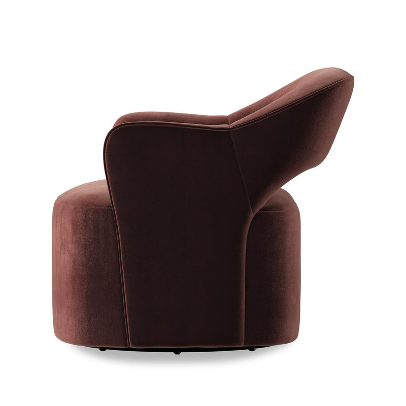 Blythe Swivel Chair - Surrey Plum