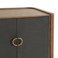 Kiran Nightstand - Dark Green Lacquered Linen