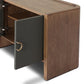 Kiran Nightstand - Dark Green Lacquered Linen