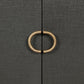 Kiran Nightstand - Dark Green Lacquered Linen