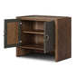 Kiran Nightstand - Dark Green Lacquered Linen