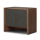 Kiran Nightstand - Dark Green Lacquered Linen
