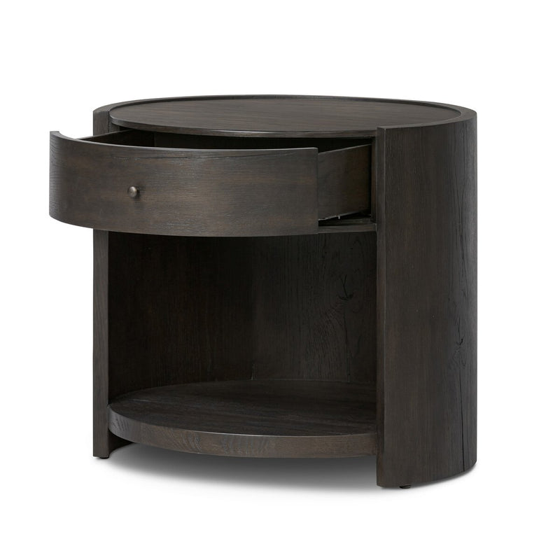 Bode Nightstand - Smoked Black Veneer