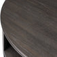 Farrow Coffee Table - Smoked Black