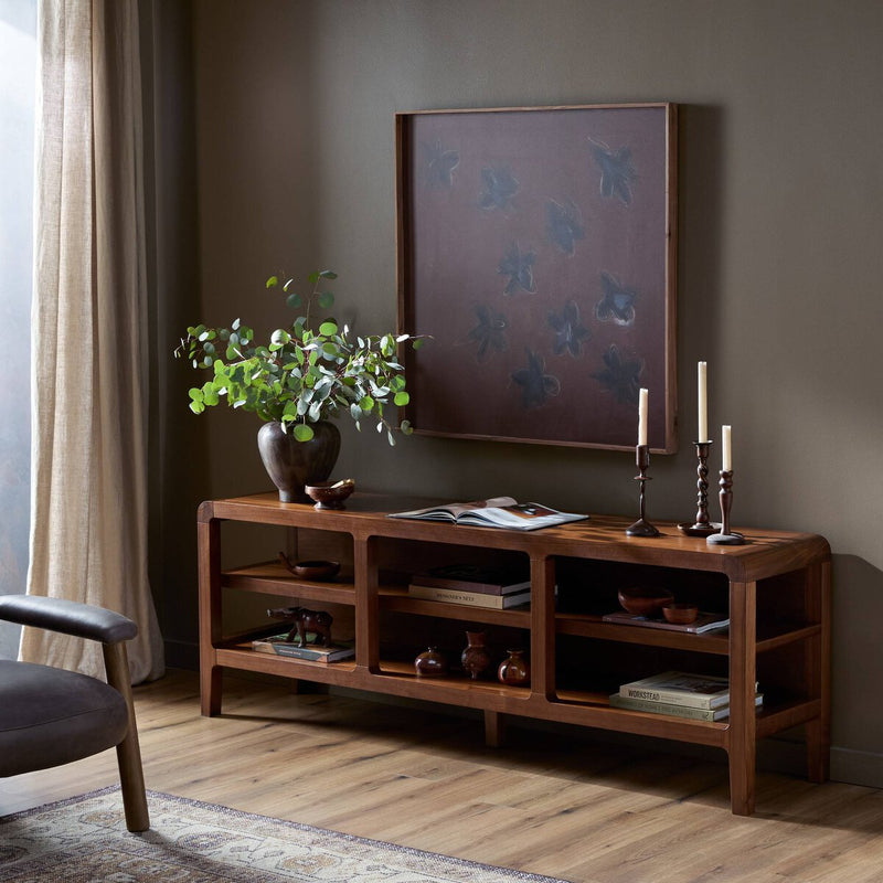 Hawkes Console Table - Dark Walnut Veneer