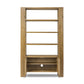 Fisher Bookcase - Rustic Amber Oak Veneer