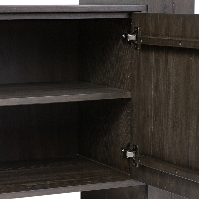 Fisher Bookcase - Smoked Black Veneer