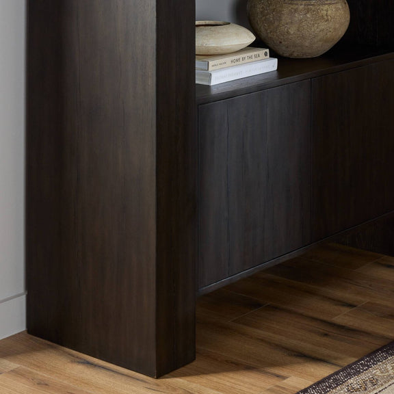 Fisher Bookcase - Smoked Black Veneer