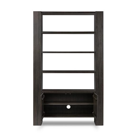 Fisher Bookcase - Smoked Black Veneer