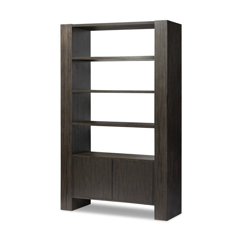 Fisher Bookcase - Smoked Black Veneer